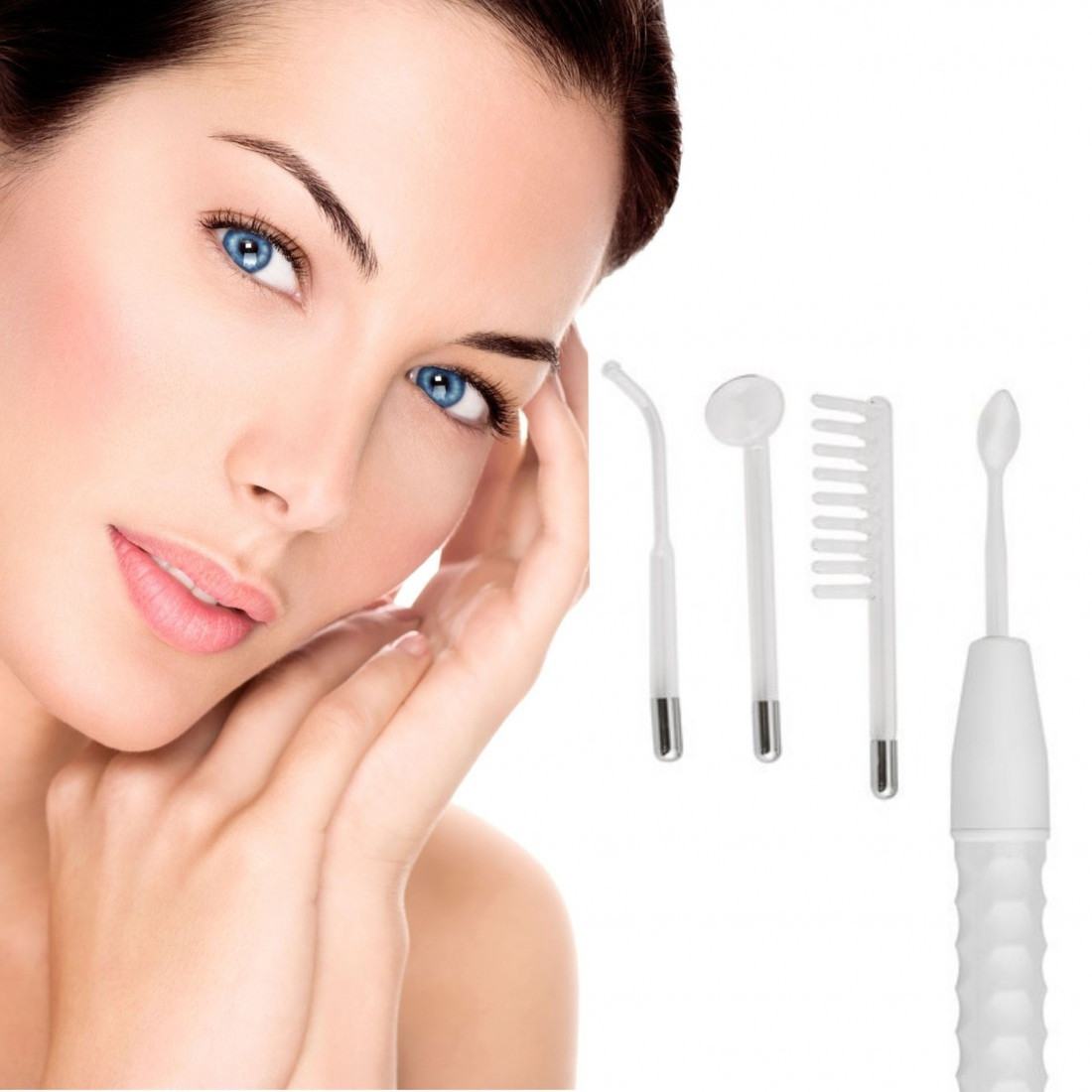 Miniatura 6 de MASAJE Alta Frecuencia Facial Electrodos